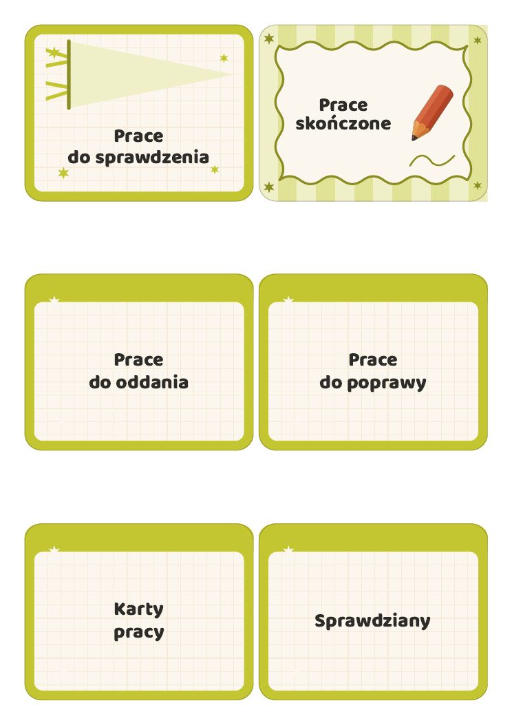 Pudełka na prace