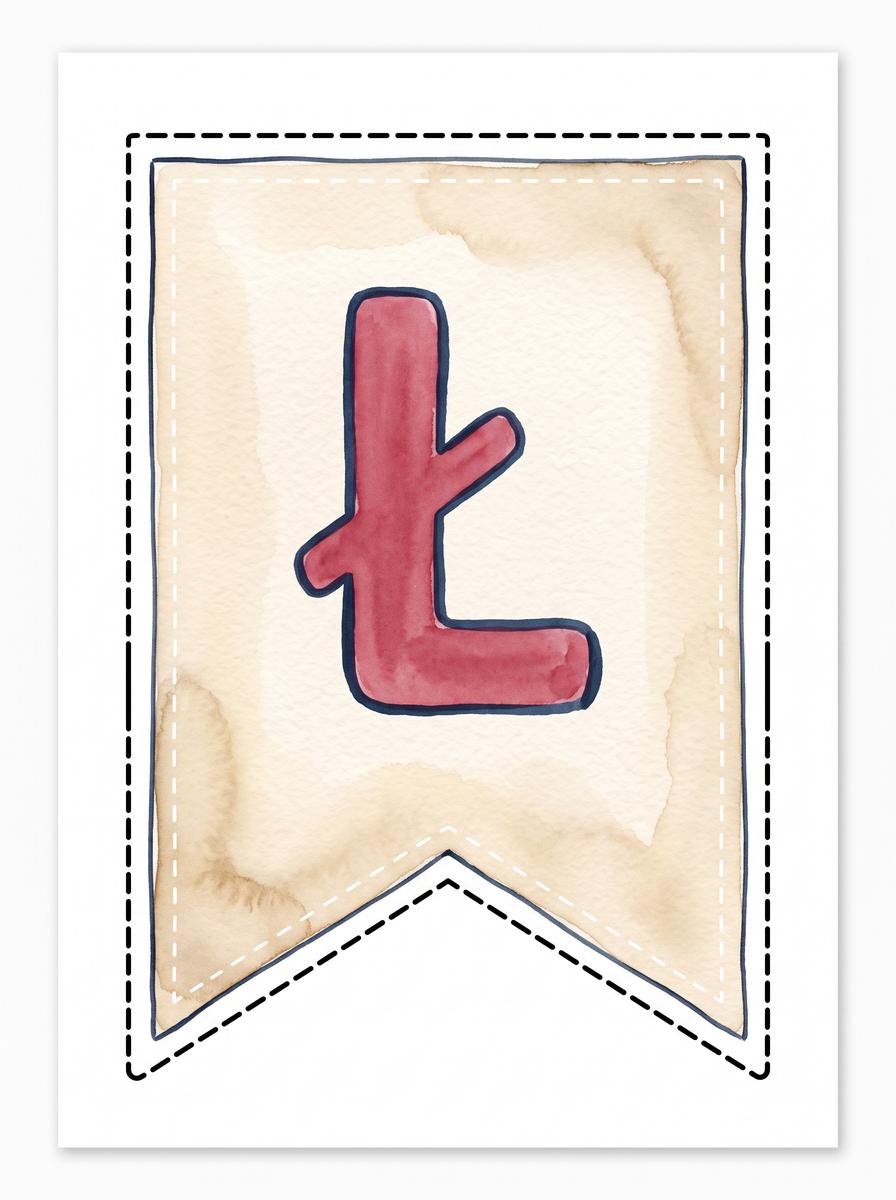 Girlanda: litera Ł