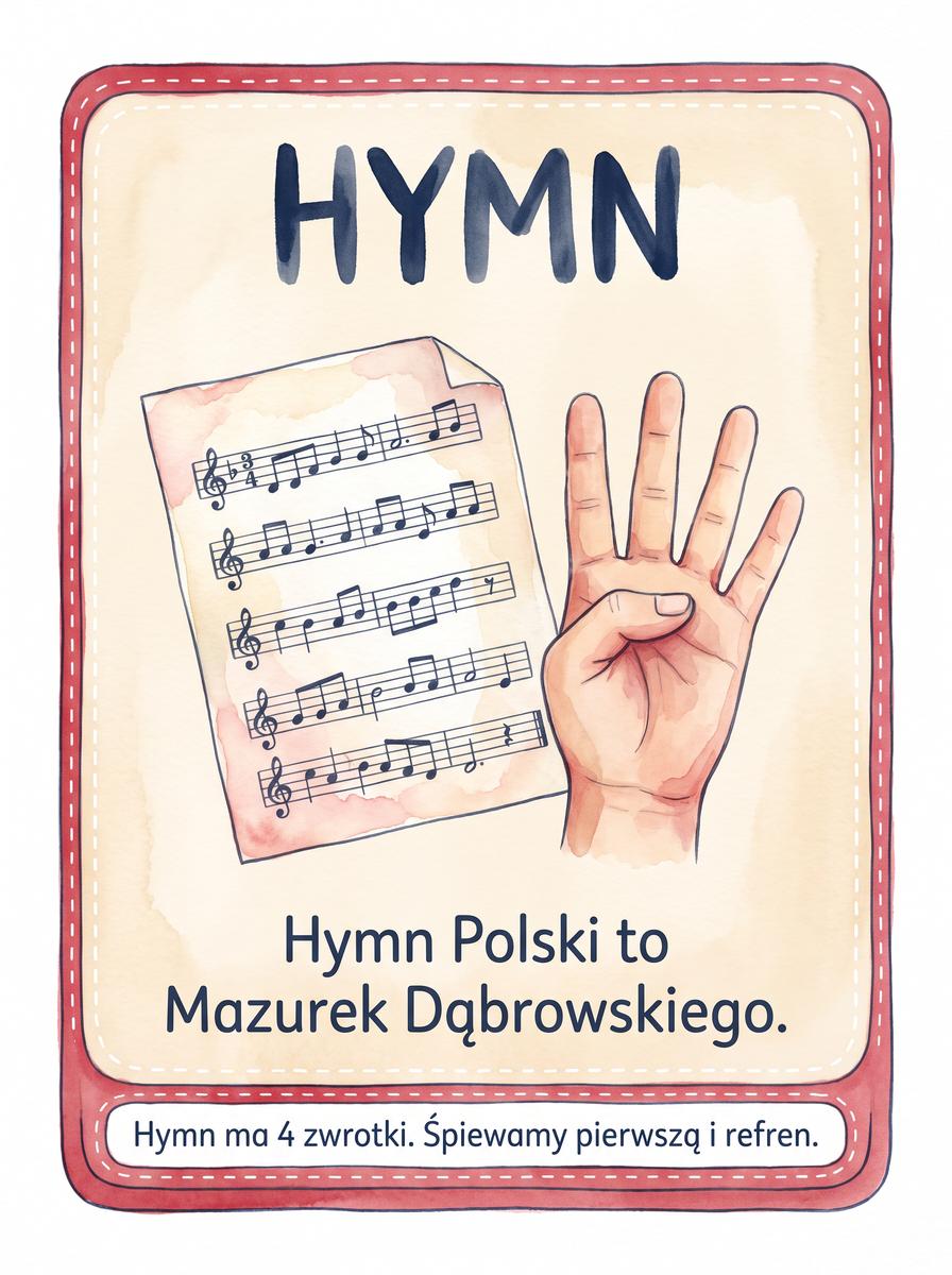 Karta symbolu: hymn