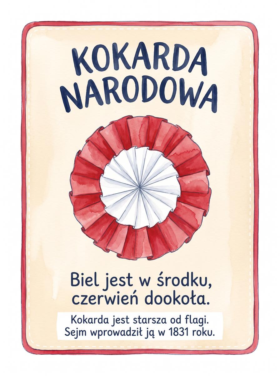 Karta symbolu: kokarda narodowa