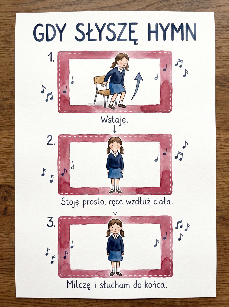 Instrukcja „Gdy słyszę hymn”