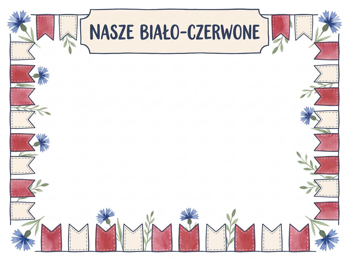Ramka na prace „Nasze biało-czerwone”