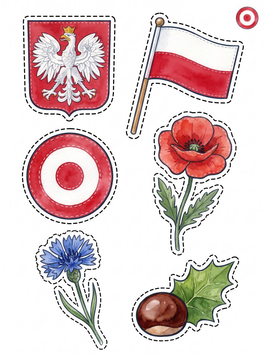 Ramka na zdjęcie: symbole
