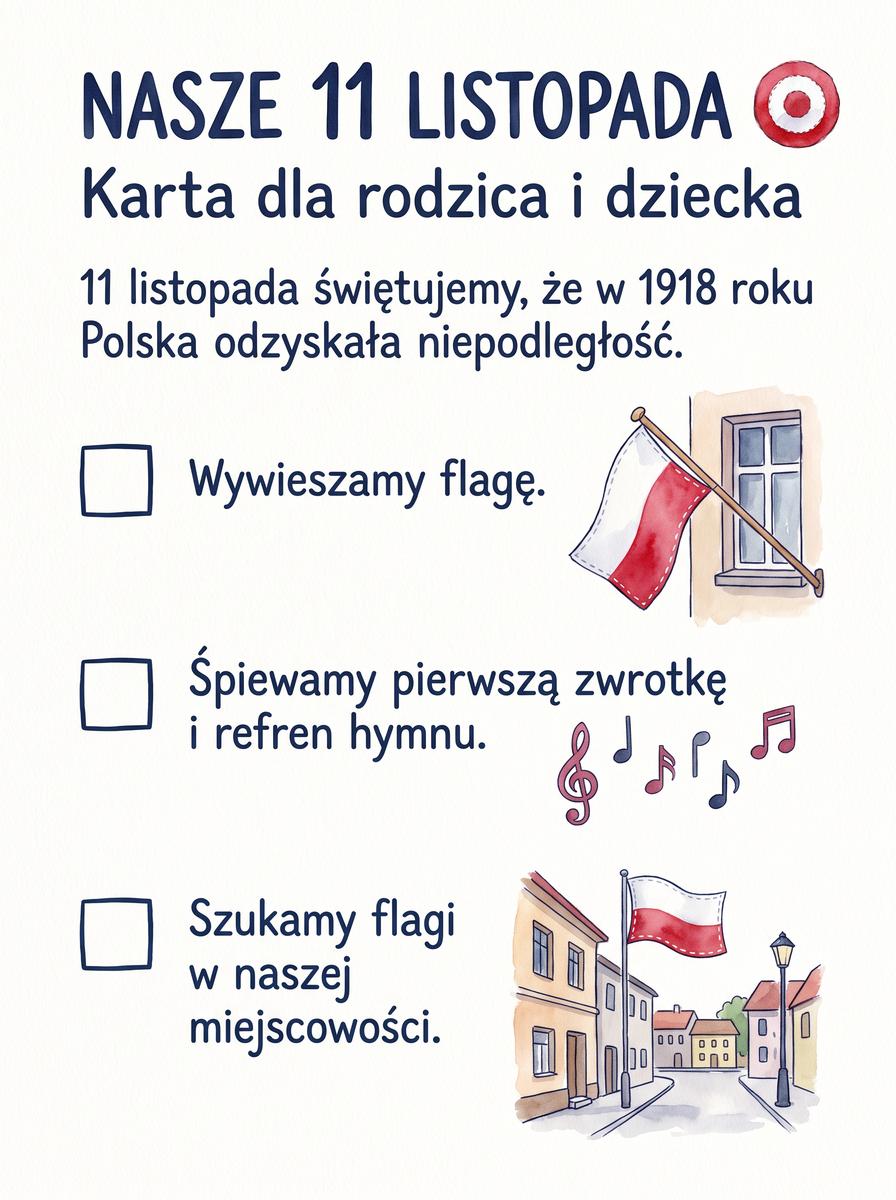 Karta do domu „Nasze 11 listopada”