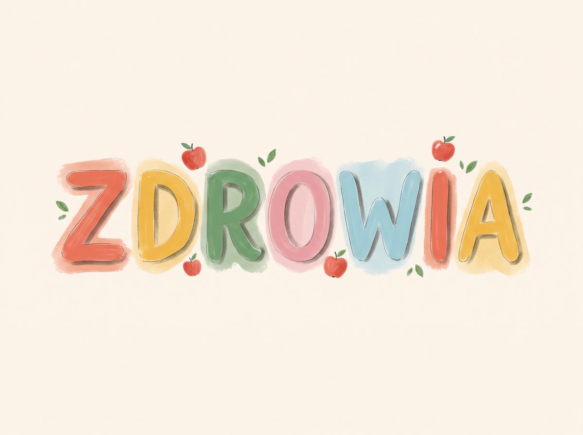 Napis na gazetkę: ZDROWIA