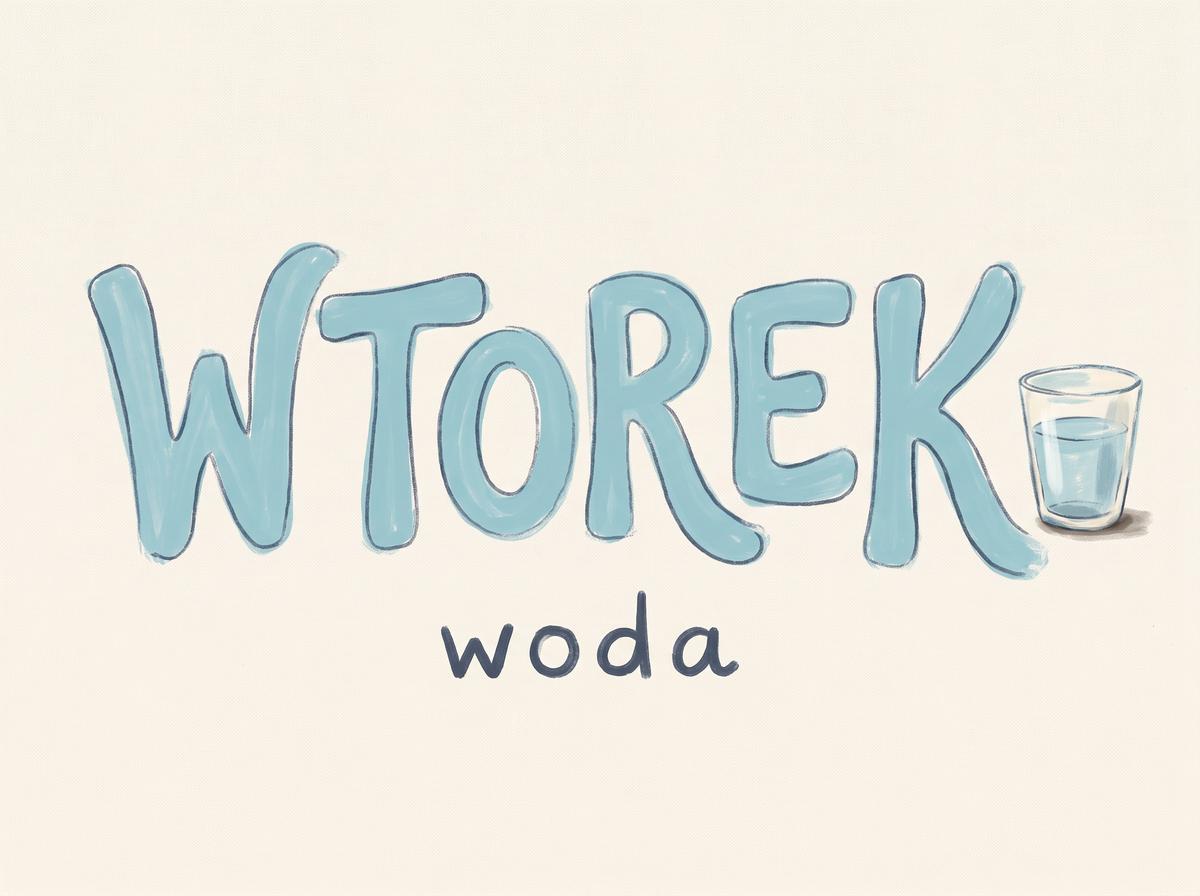 Etykieta dnia tygodnia na gazetkę: Wtorek